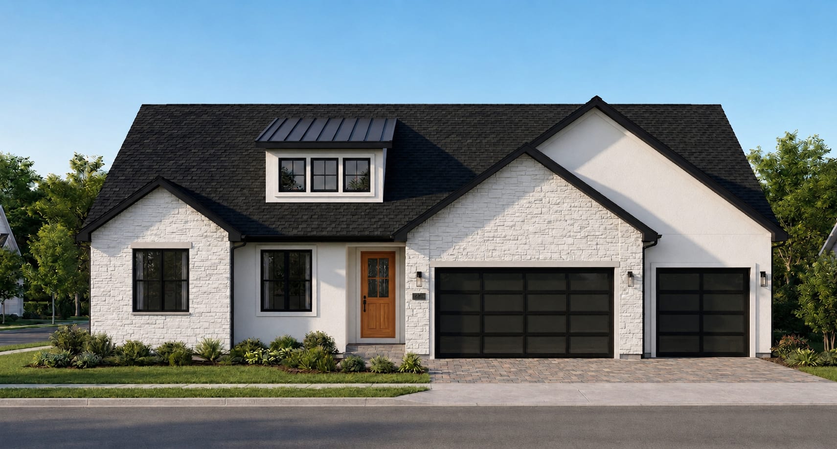 The Pollok house plan exterior